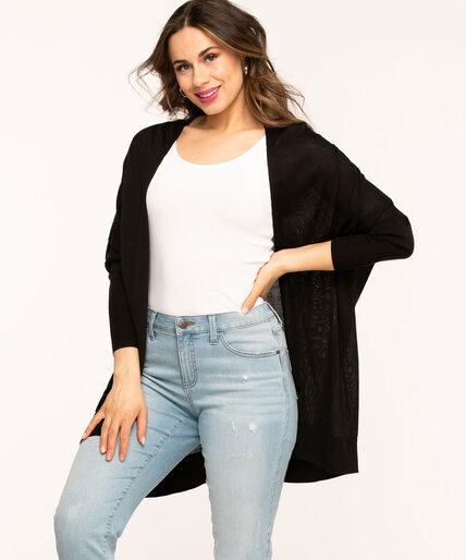 Long Open Front Cardigan Image 1
