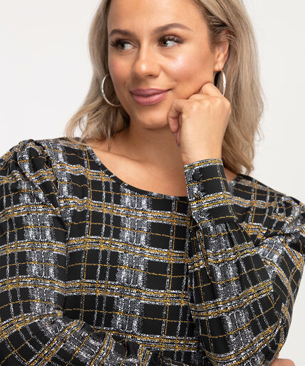 Patterned Long Sleeve Top Image 2