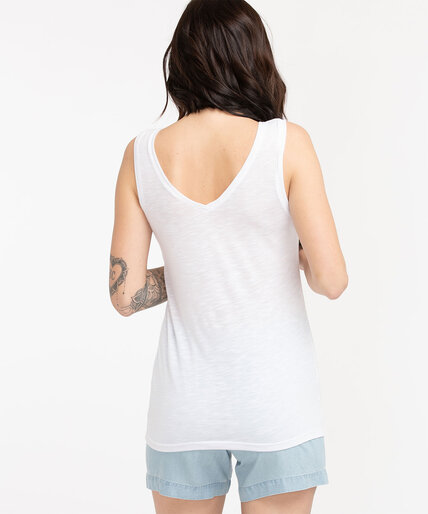 Relaxed V-Neck Tank Top Image 4