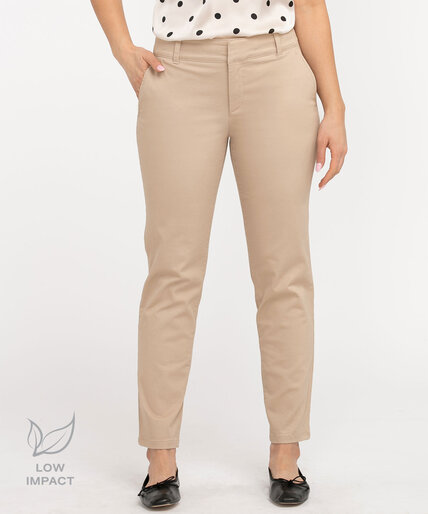 Low Impact Classic Chino Ankle Pant Image 1