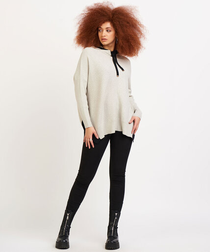 Dex Hooded Long Sleeve Sweater Image 1