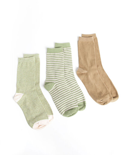 Cotton Blend Crew Sock 3-Pack