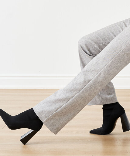 Straight-Leg Pant with Slimming Panel Image 4