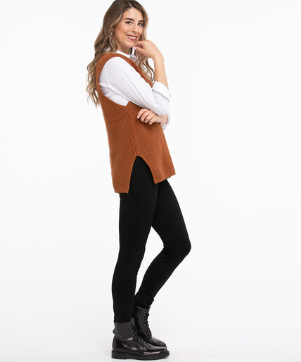 Cotton Blend Sweater Vest Image 4