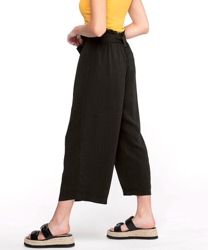 Wide Leg Pull-On Crop Pant Image 6