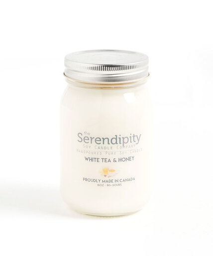 White Tea & Honey Soy Candle Image 3