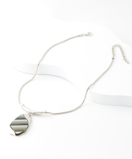 Short Stone Necklace Pendant Image 2