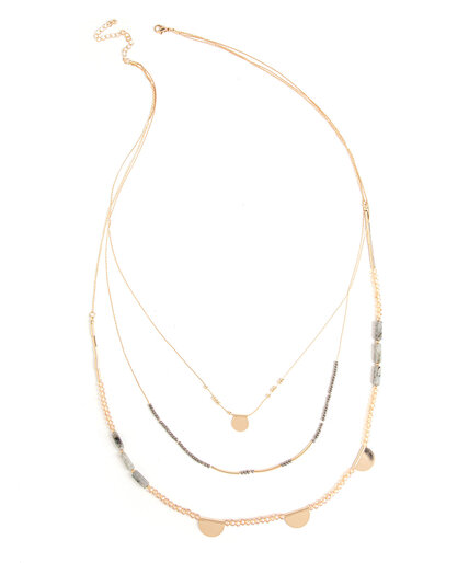 Multi-Strand Beaded Necklace Image 3