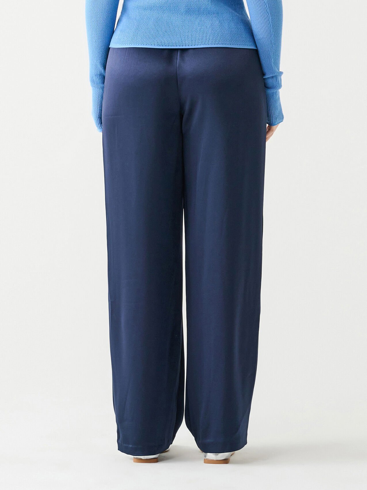 Pull on straight leg pant by Black tape Cleo Midnight Navy XS