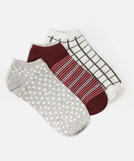 Patterned Ankle Sock 3-Pack Image 1