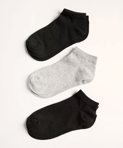 Black/Grey Ankle Sock 3-Pack Image 1
