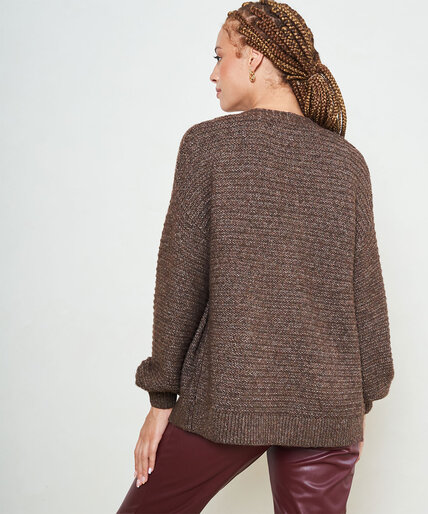 Cozy Stitch Open Front Cardigan Image 3