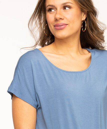 Scoop Neck Extended Sleeve Top Image 3