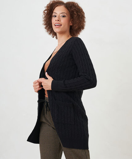 Cable Knit Cardigan Image 3