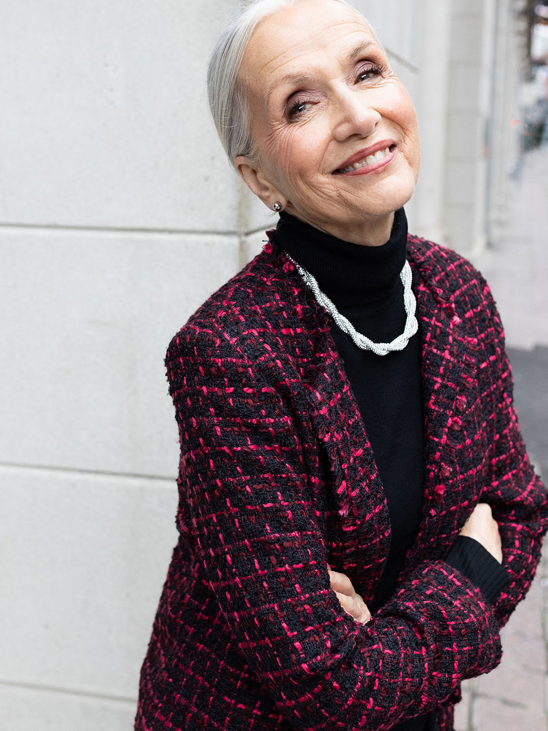 Petite tweed coat store