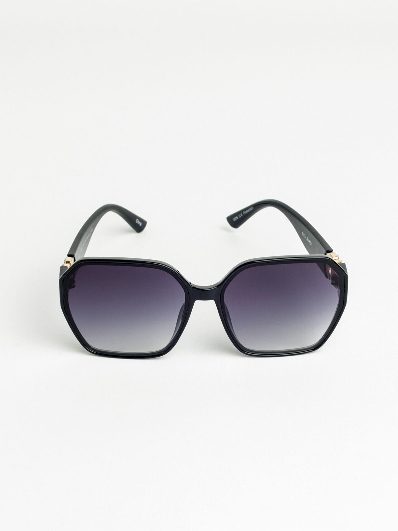 Hexagon frame sunglasses cheap