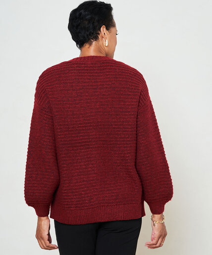 Cozy Stitch Open Front Cardigan Image 3