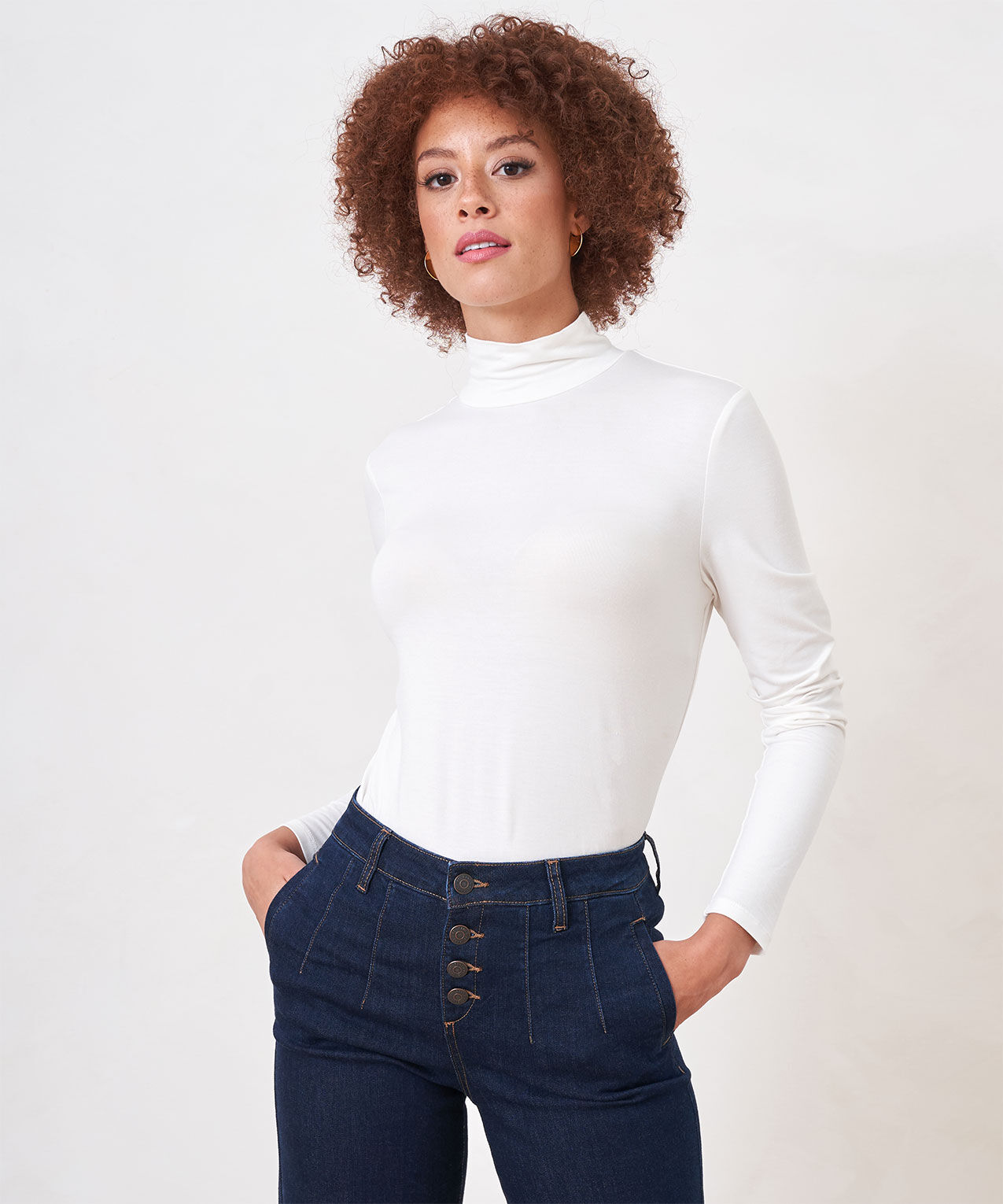 Low Impact Turtleneck Top Cleo 4000006408