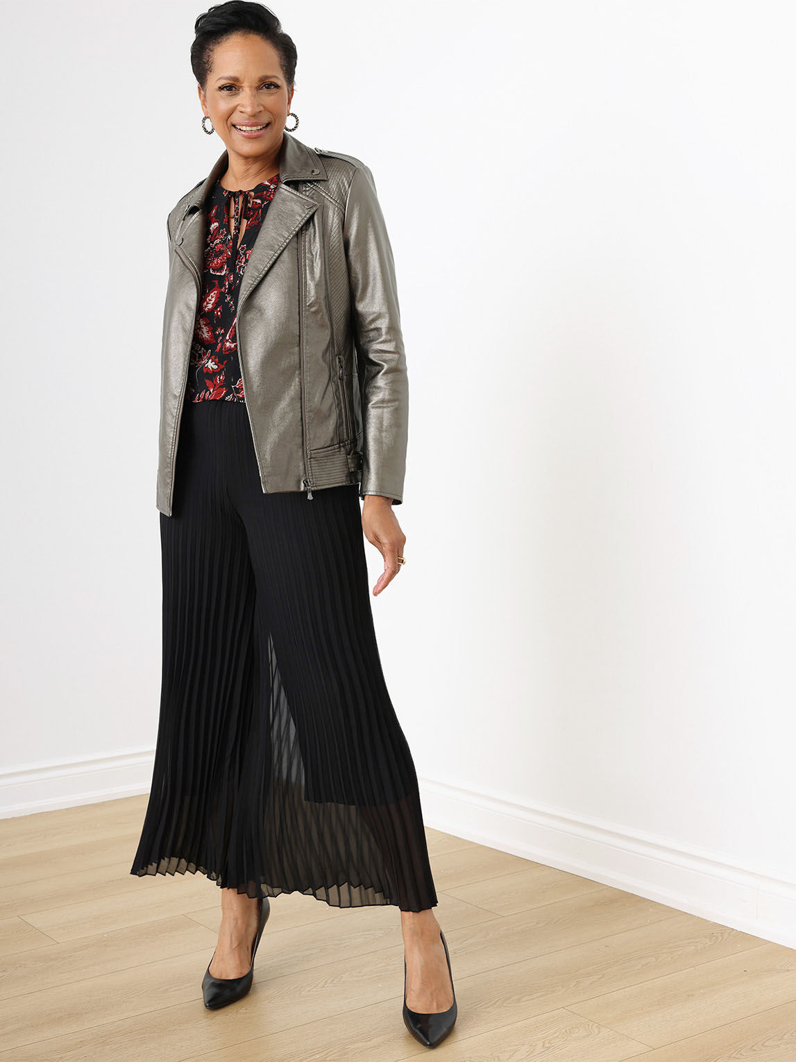 Vegan Leather Moto Jacket Cleo 4000008954