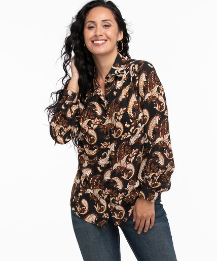 Essential Collared Button Front Blouse Image 1