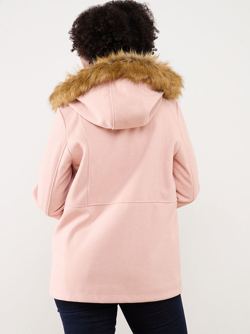 Lee cooper hooded duffle coat ladies clearance