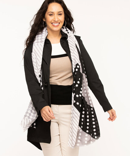 Graphic Stripes & Dots Scarf Image 3