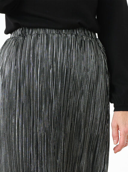 Pleated Glitter Skirt Image 4
