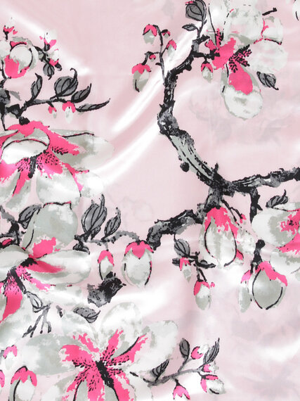 Cherry Blossom Printed Scarf Image 3