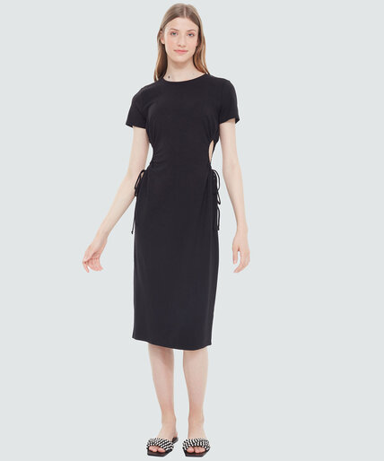 Dex/Black Tape Cutout Dress Image 1