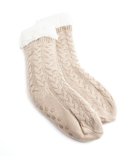 Textured Slipper Socks Image 1