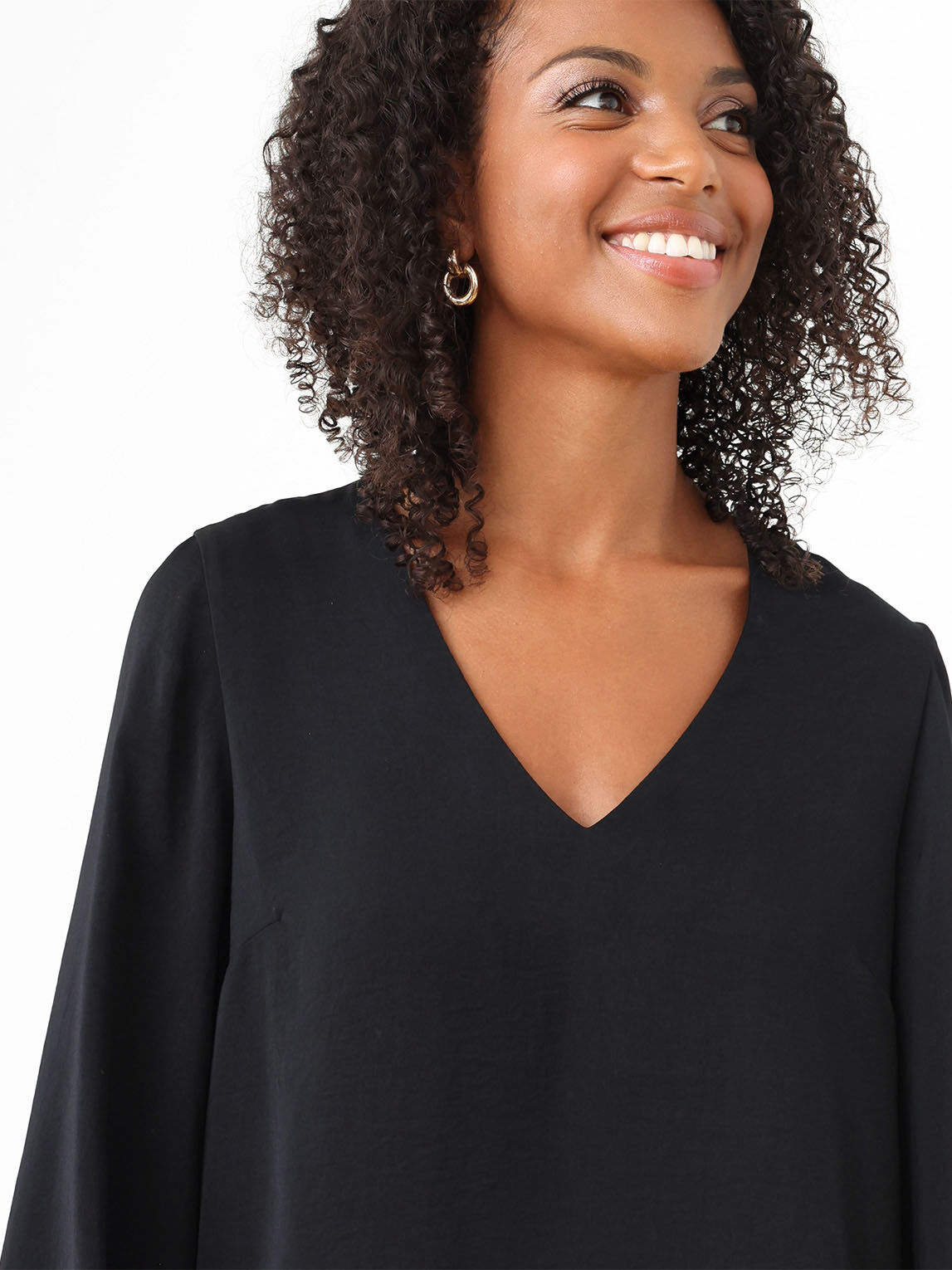 Petite long shop sleeve blouses