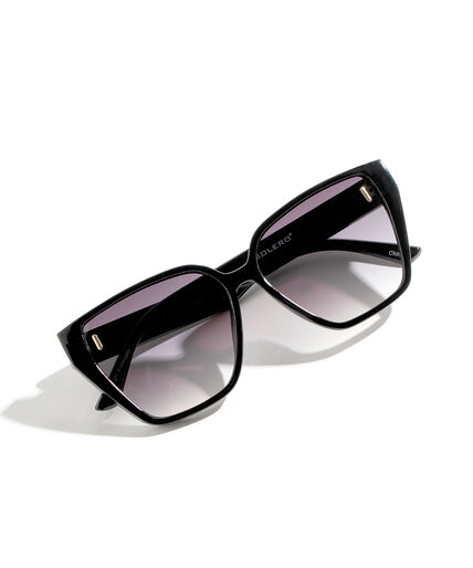 Square Black Sunglasses Image 2