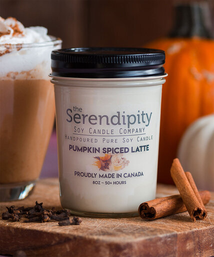 Pumpkin Spiced Latte Soy Candle Image 2