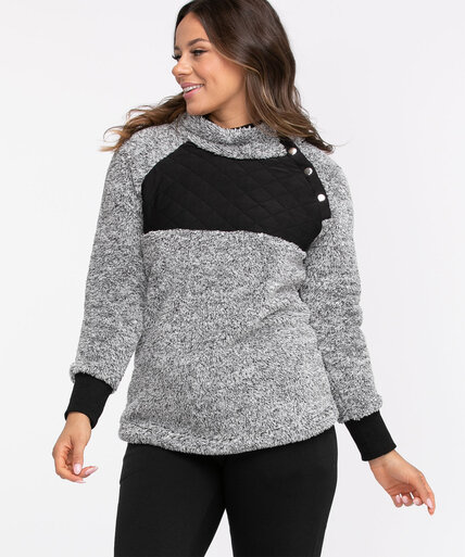 Mid Length Sherpa Pullover Image 5