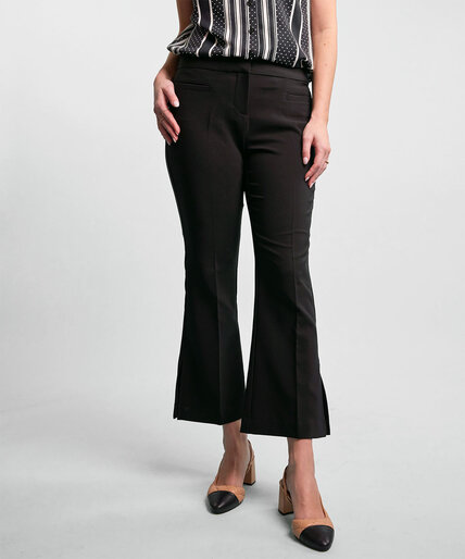 Crop Flare with Side-Slit Pant Image 3