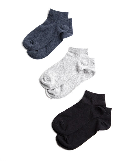 Navy/Black/Grey Ankle Sock 3-Pack Image 1