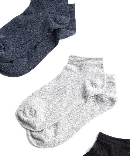 Navy/Black/Grey Ankle Sock 3-Pack Image 2
