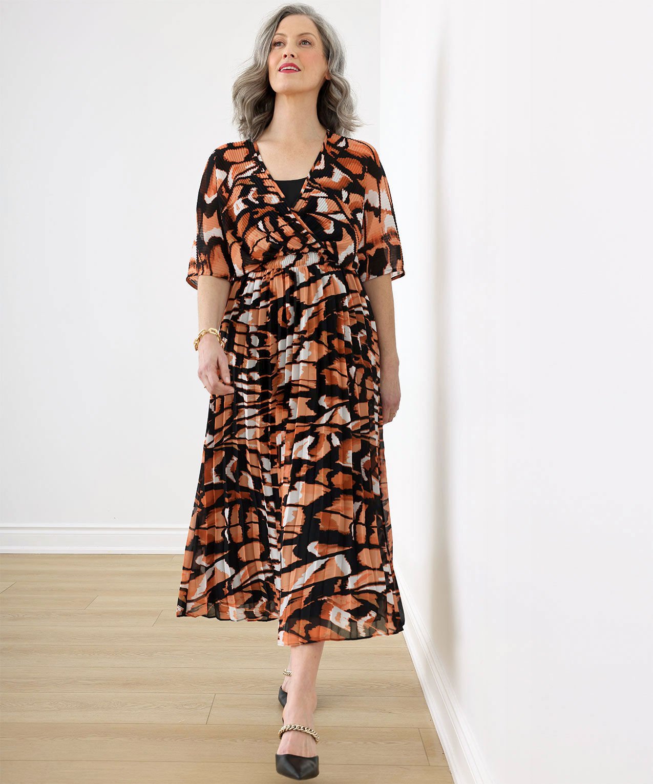Chiffon kimono cheap dress
