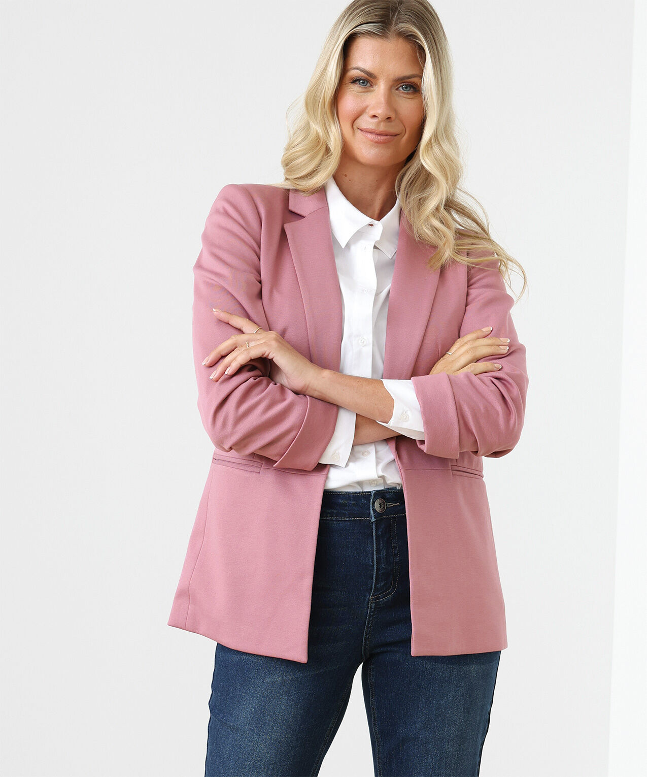 Jules and leopold blazer pink deals