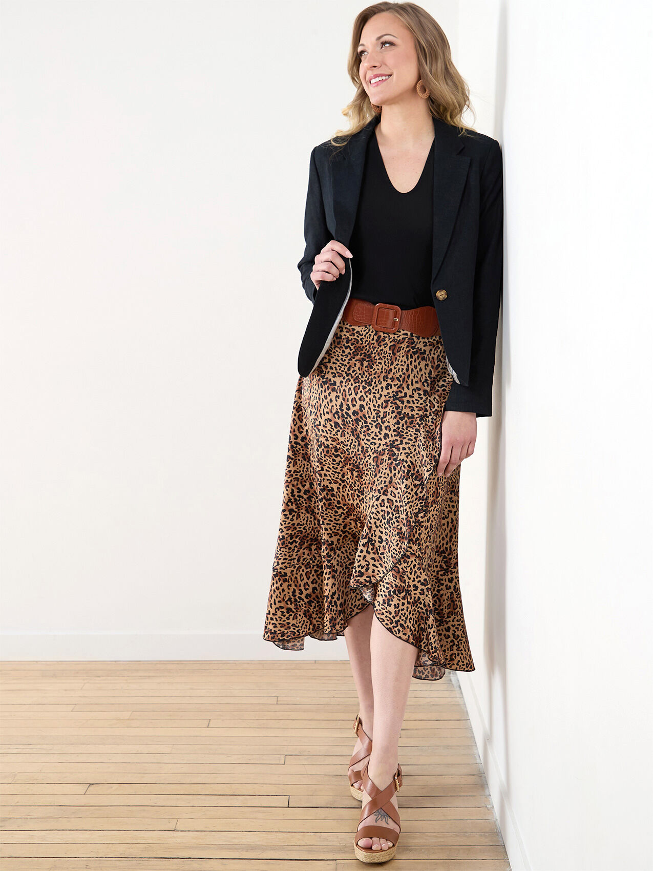 Animal print skirt canada hot sale