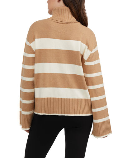 Wide-Sleeve Turtleneck Sweater by Laundry