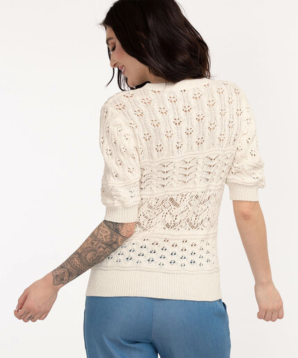 Recycled Open Stitch Sweater Image 3