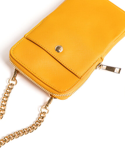 Yellow Phone Crossbody Bag Image 4