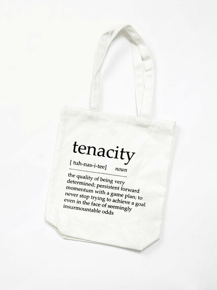 Tenacity Charity Tote Bag Image 1