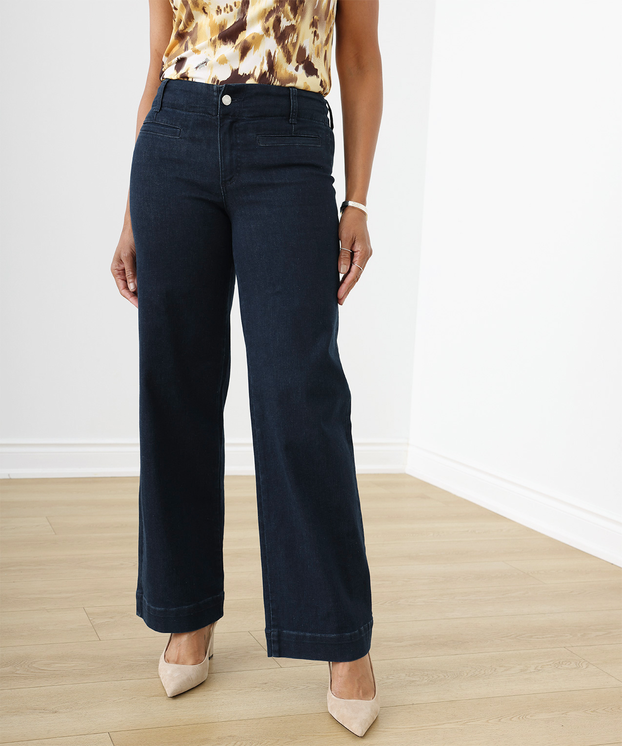 High-Rise Wide-Leg Trouser Jean | Cleo