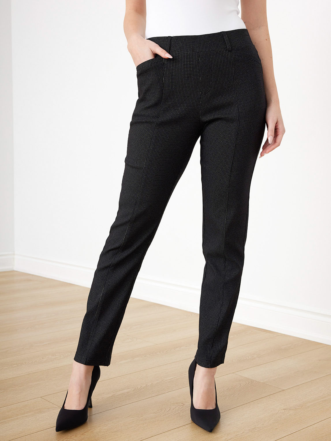 High Waist Plaid Plaid Pants Women With Pockets For Business And Casual  Wear Elegant And Slimming Work Wear For Women, Plus Size Available 210915  From Bai05, $10.23
